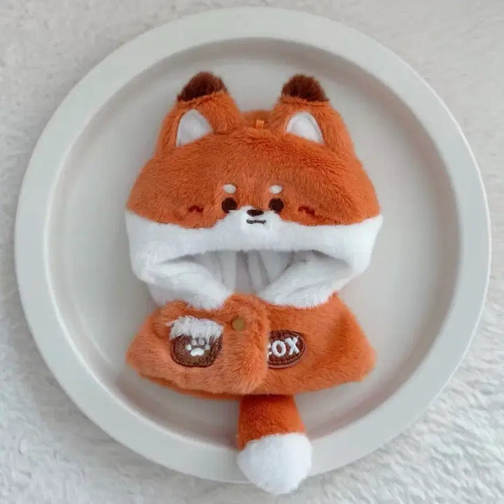 [BUNJANG] 10cm 인형 옷 여우 누이 의상 동물 망토 새상품 / 10cm 인형 옷 여우 누이 의상 동물 망토 새상품