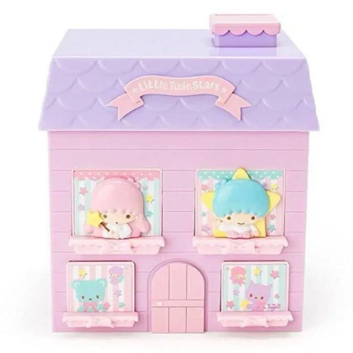 [BUNJANG] Little Twin Stars House Chest Mini Drawer Storage / 고전 리틀트윈스타 하우스 체스트 / 집모양 수납장 미니서랍