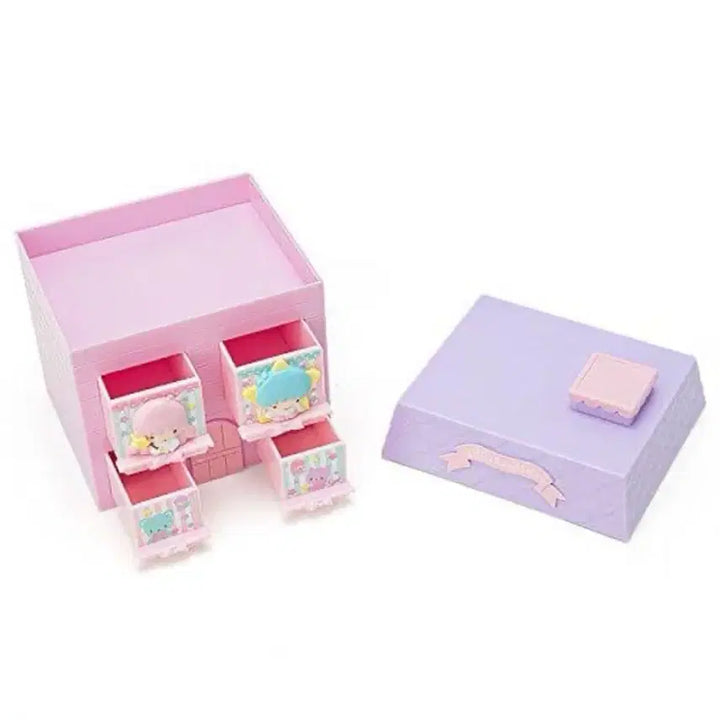 [BUNJANG] Little Twin Stars House Chest Mini Drawer Storage / 고전 리틀트윈스타 하우스 체스트 / 집모양 수납장 미니서랍