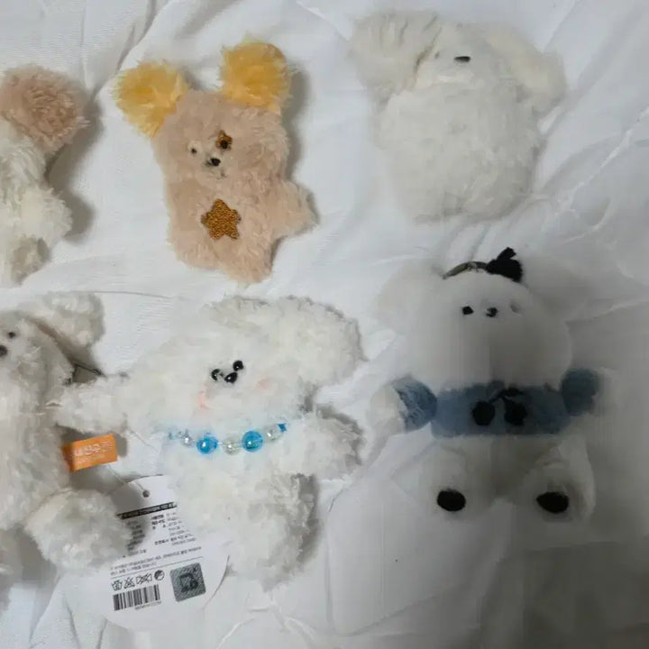 [BUNJANG] Dog Plush Keychain Bundle / 인형 강아지 키링 개 가방걸이 일괄 열쇠고리