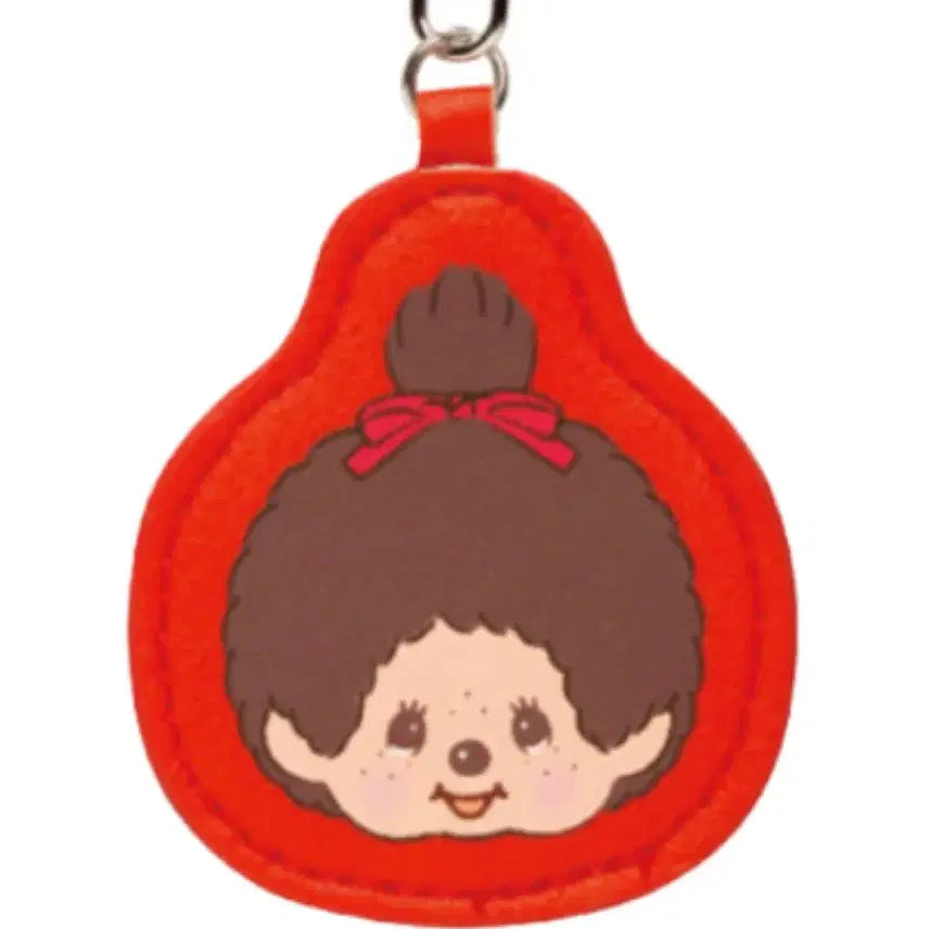[BUNJANG] Monchhichi "Chaiyo" Leather Keyring Capsule Toy / 몬치치짱 가죽 키링 캡슐토이 가챠