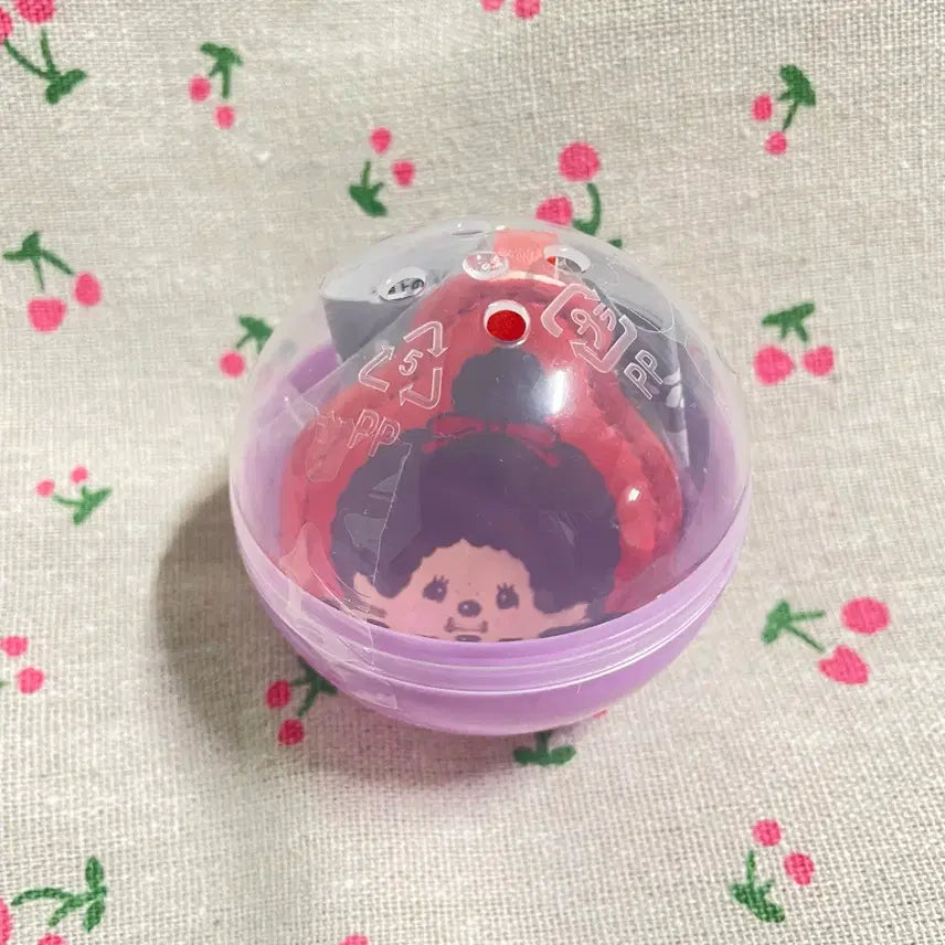 [BUNJANG] Monchhichi "Chaiyo" Leather Keyring Capsule Toy / 몬치치짱 가죽 키링 캡슐토이 가챠
