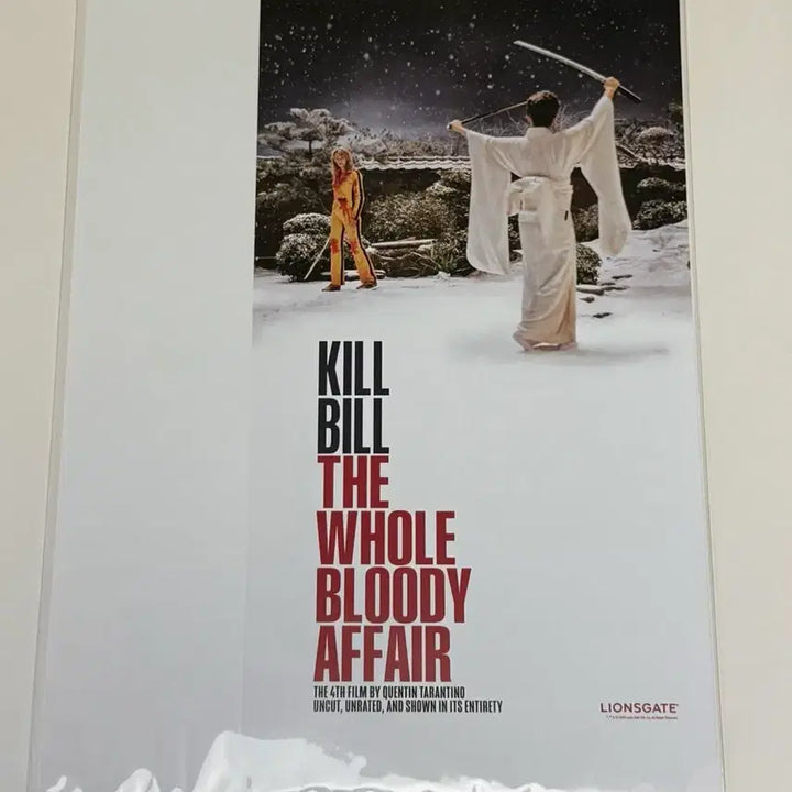 [BUNJANG] Kill Bill Saturday Poster and Mega Original Ticket Bundle Set / 킬빌 새터데이 포스터 + 킬빌 메가 오티 오리지널티켓