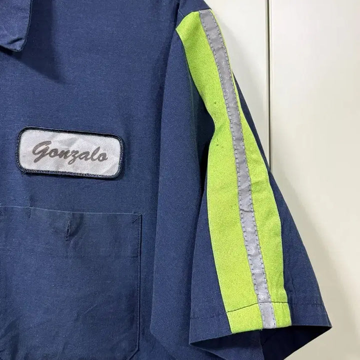 [BUNJANG] Red Kap Workwear Short Sleeve Shirt / Red Kap 레드캡 워크웨어 반팔 셔츠