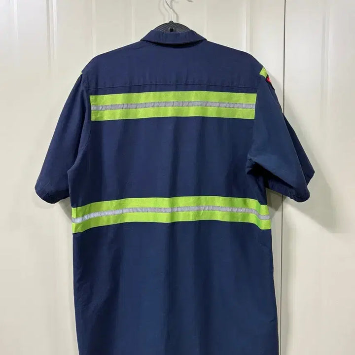[BUNJANG] Red Kap Workwear Short Sleeve Shirt / Red Kap 레드캡 워크웨어 반팔 셔츠