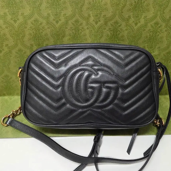 [BUNJANG] Gucci Marmont Black Mini Bag / 구찌 마몬트 블랙 미니백
