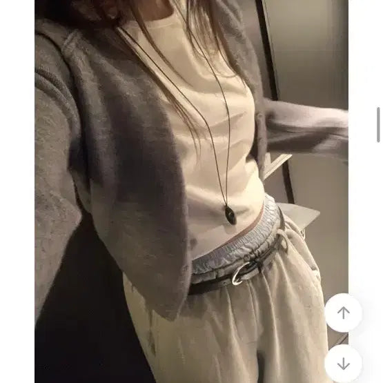 [BUNJANG] High Onece Charcoal Saggy Pants / 하이원스 새깅팬츠 차콜컬러 새제품