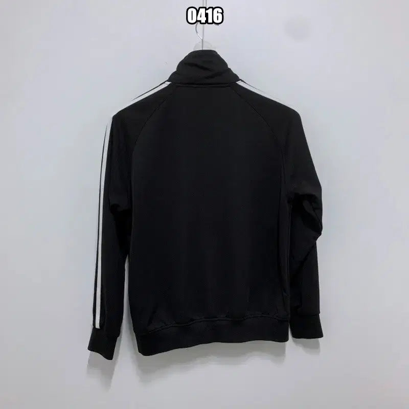 [BUNJANG] Adidas Classic Three Stripe Black Track Jacket / S 아디다스 클래식 삼선 블랙 트랙탑 져지 자켓
