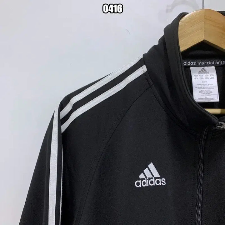 [BUNJANG] Adidas Classic Three Stripe Black Track Jacket / S 아디다스 클래식 삼선 블랙 트랙탑 져지 자켓