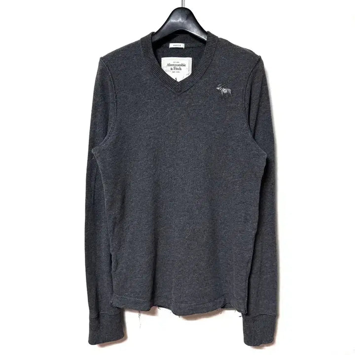 [BUNJANG] Abercrombie Knit Sweater Charcoal / [S,90]아베크롬비 니트 스웨터 차콜