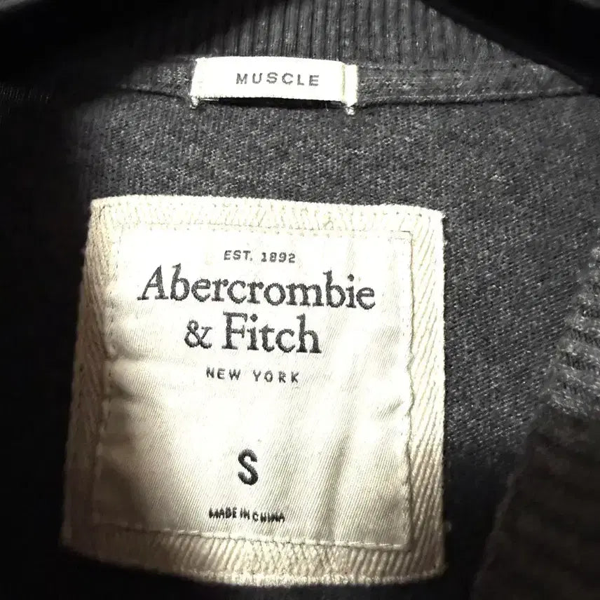 [BUNJANG] Abercrombie Knit Sweater Charcoal / [S,90]아베크롬비 니트 스웨터 차콜