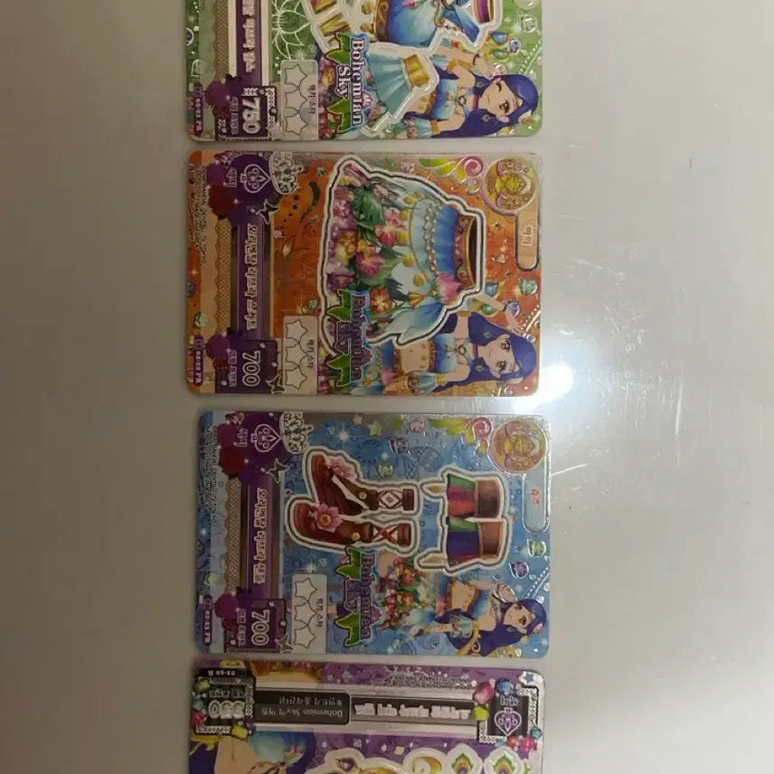 [BUNJANG] Aikatsu! Premium Cards Set / 아이엠스타 카드 프리미엄 (노노 소라 루나 연두 희나 쥬리)