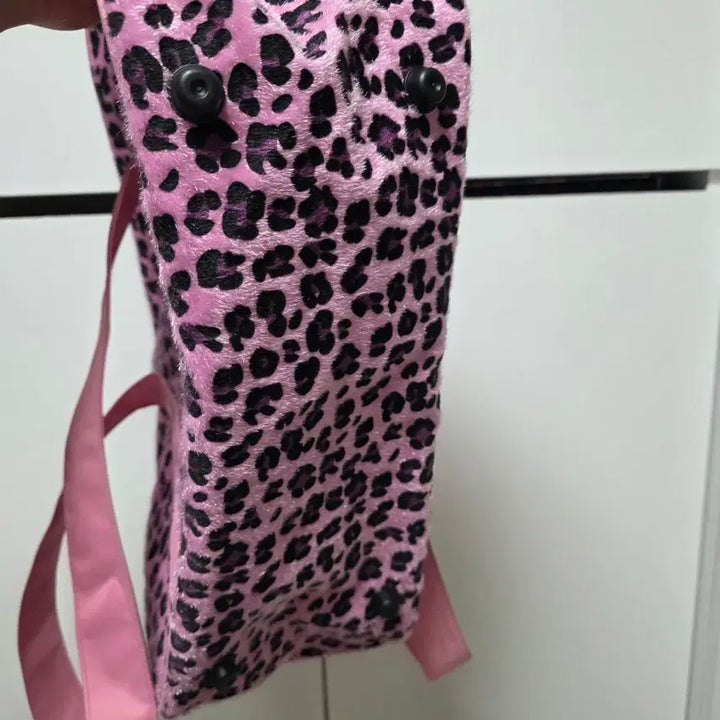 [SOLD OUT] 히메갸루 st 핑크 호피 레오파드 가방 보부상백 큰 가방