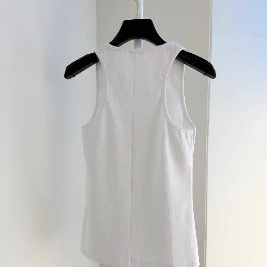 [SOLD OUT] 교신안함)화이트 유넥 나시