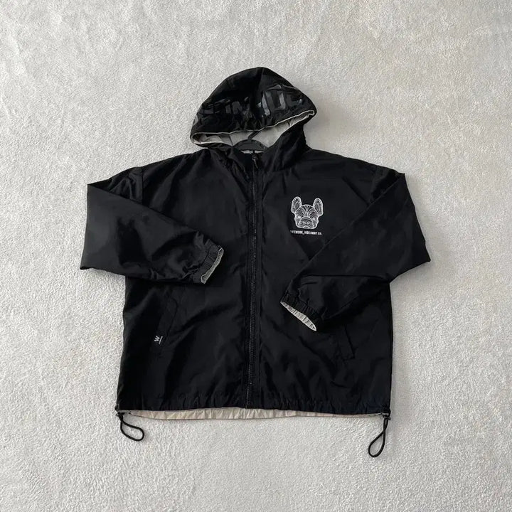 [BUNJANG] Life Work Big Logo Reversible Windbreaker Jacket / M 라이프워크 빅로고 바람막이