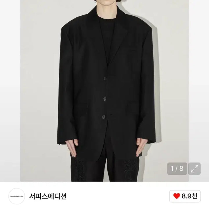 [BUNJANG] Surface Edition Blazer Black New / [L] 서피스에디션 블레이저 블랙 새상품