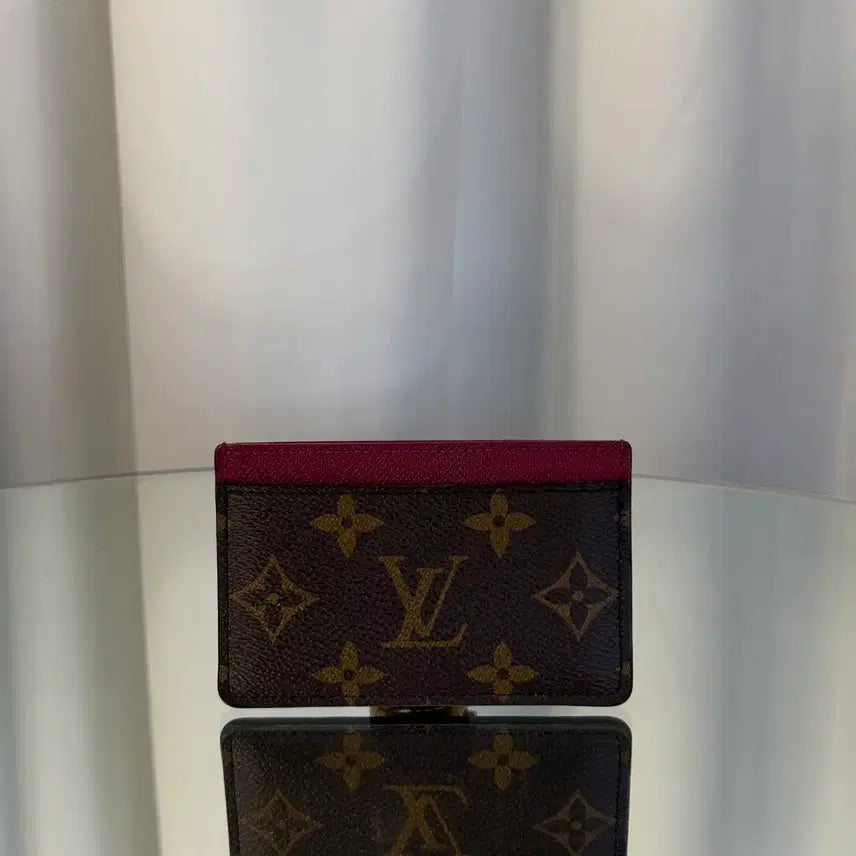 [BUNJANG] Louis Vuitton Monogram Fuchsia Card Wallet / 루이비통 모노그램 푸시아 카드지갑