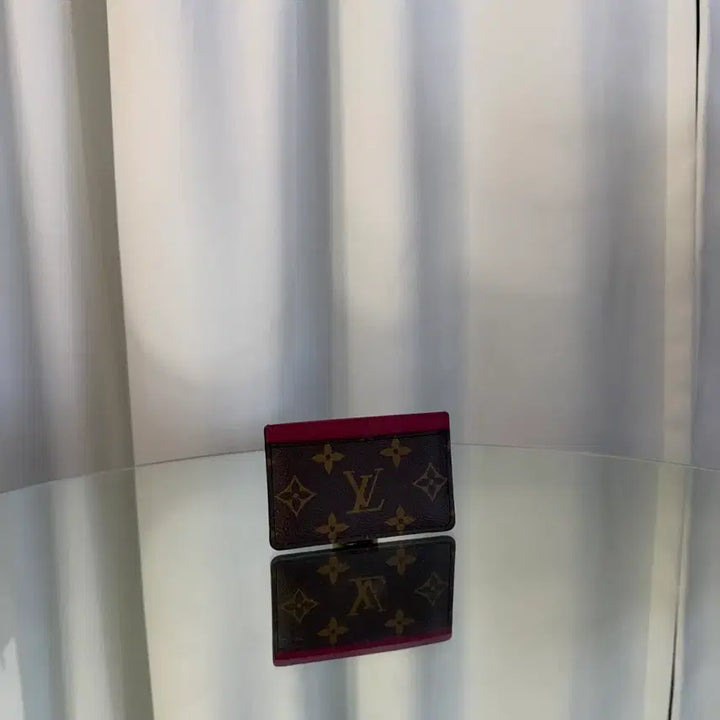 [BUNJANG] Louis Vuitton Monogram Fuchsia Card Wallet / 루이비통 모노그램 푸시아 카드지갑