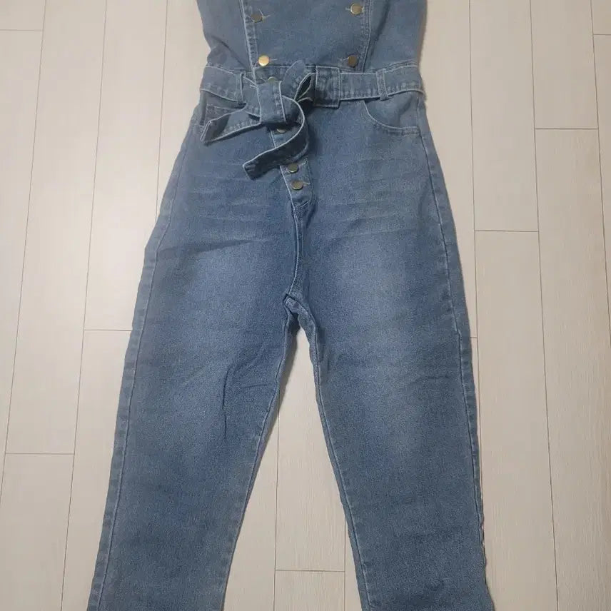 [BUNJANG] Denim Jumpsuit / 청 데님 멜빵 바지 점프수트