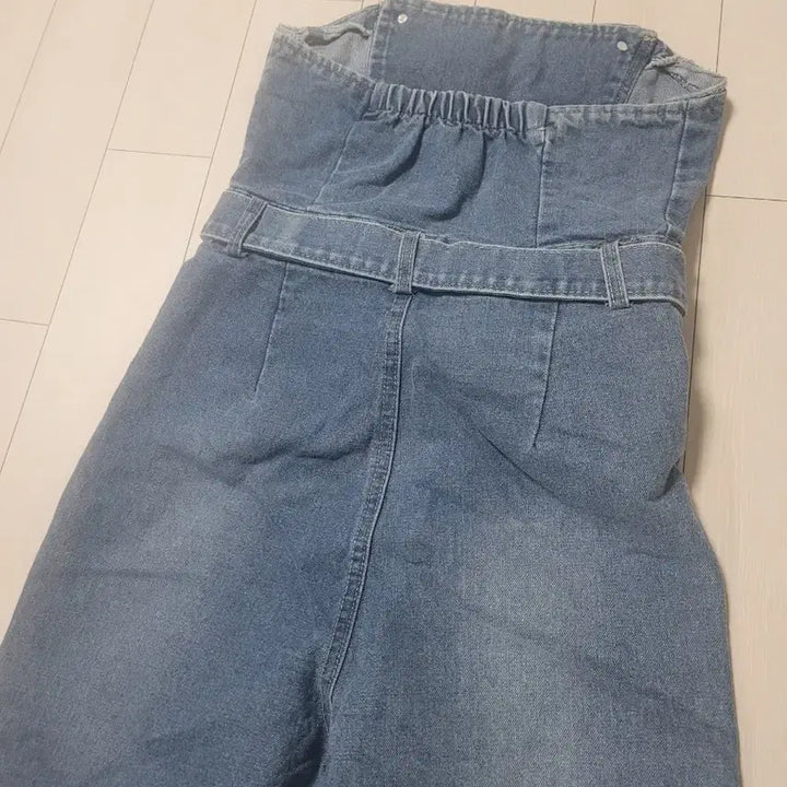 [BUNJANG] Denim Jumpsuit / 청 데님 멜빵 바지 점프수트