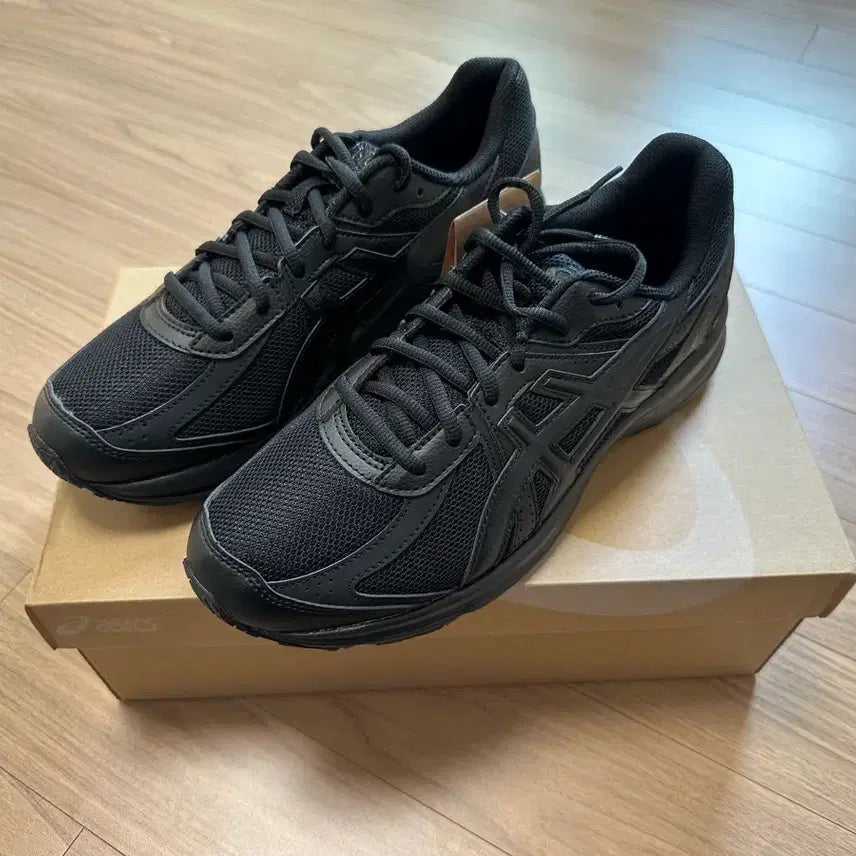 [SOLD OUT] 아식스 조그 100 S 블랙 - 2E 와이드 280
