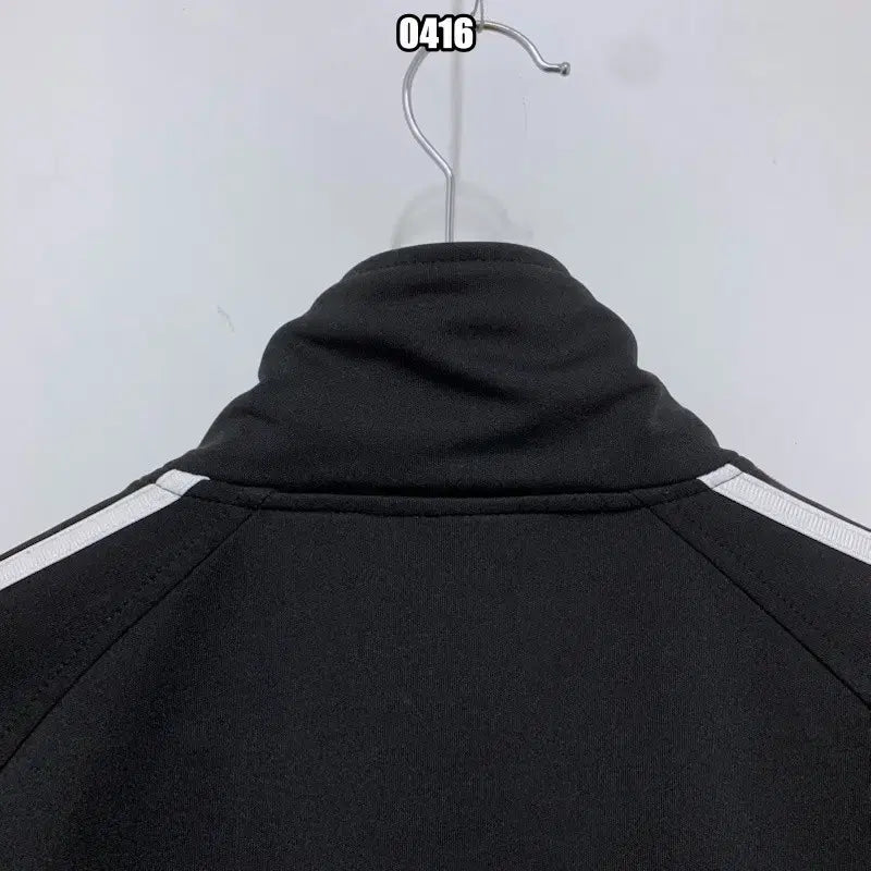 [BUNJANG] Adidas Classic Three-Stripe Black Track Top Jacket / S 아디다스 클래식 삼선 블랙 트랙탑 져지 자켓