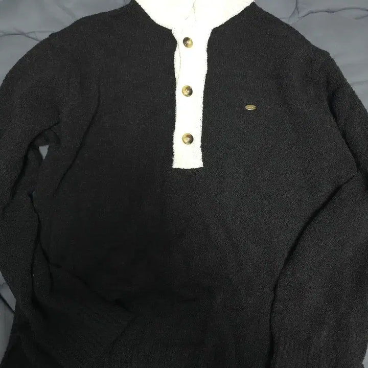 [BUNJANG] SATUR Black Knit Cardigan / SATUR 세터 블랙 니트
