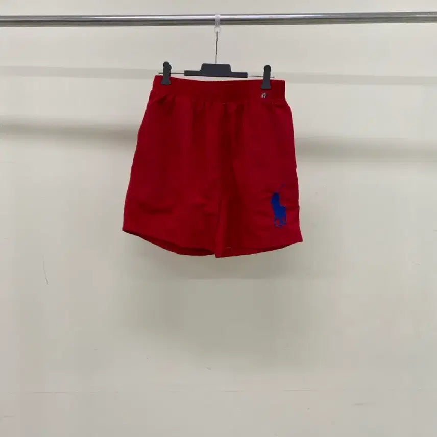 [SOLD OUT] [폴로] 나일론 소재 레드 밴딩 반바지 (허리:26-27)
