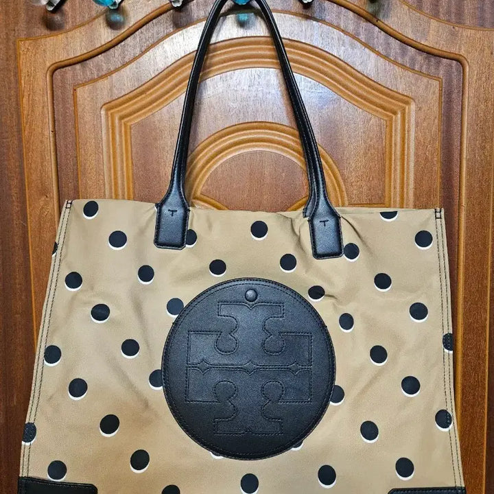 [BUNJANG] Tory Burch Ella Polka Dot Printed Tote Bag / 토리버치 엘라 폴카닷 프린티드 토트백