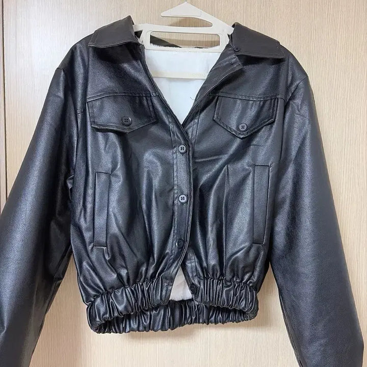 [BUNJANG] Leather and Sheepskin Jacket / 가죽양털자켓 레더자켓