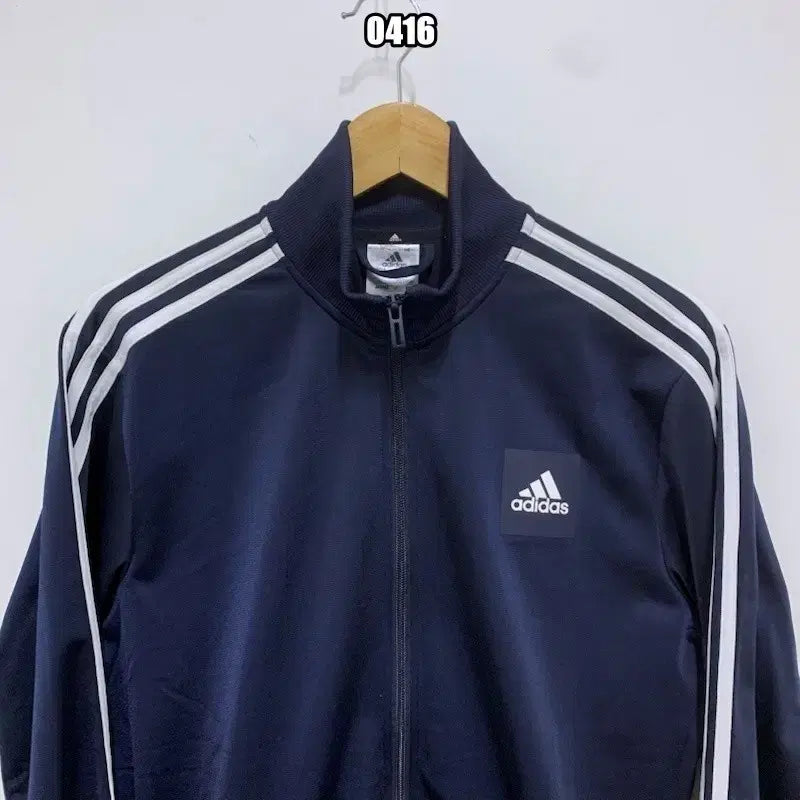 [BUNJANG] Adidas Navy Three Stripe Track Jacket / XL 아디다스 네이비 컬러 삼선 트랙 자켓