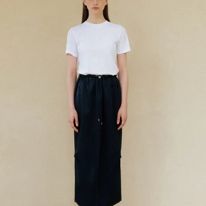 [BUNJANG] Cut Out Shirring Top (White) / 컷 아웃 셔링 티(화이트)