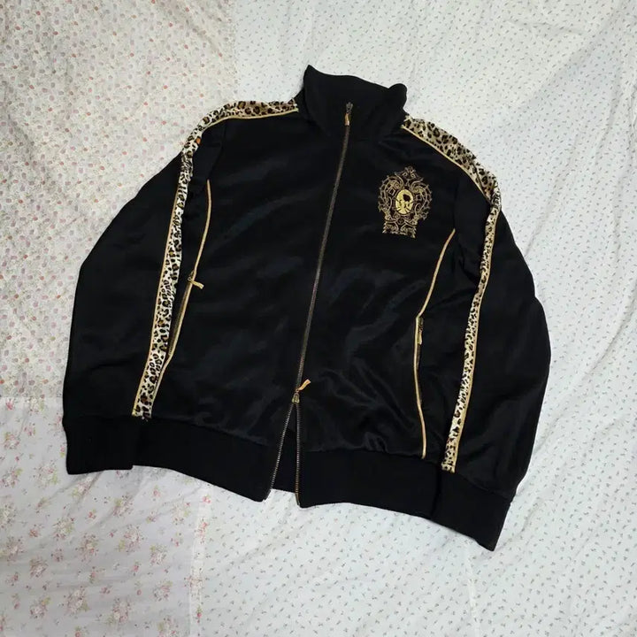 [SOLD OUT] 빈티지 호피 벨벳 투웨이 져지 펑크 y2k 오네갸루