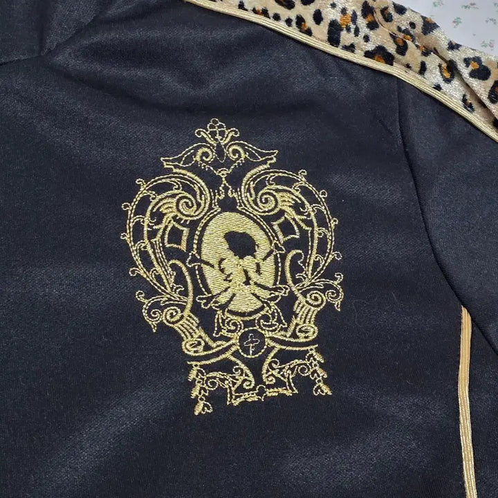 [SOLD OUT] 빈티지 호피 벨벳 투웨이 져지 펑크 y2k 오네갸루