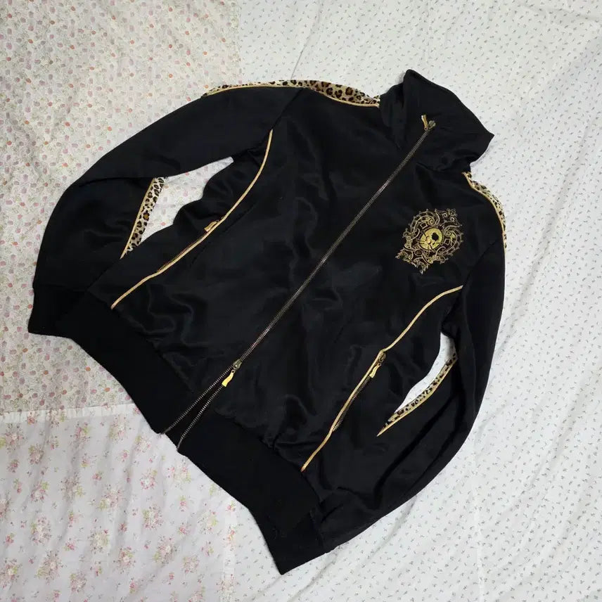 [SOLD OUT] 빈티지 호피 벨벳 투웨이 져지 펑크 y2k 오네갸루