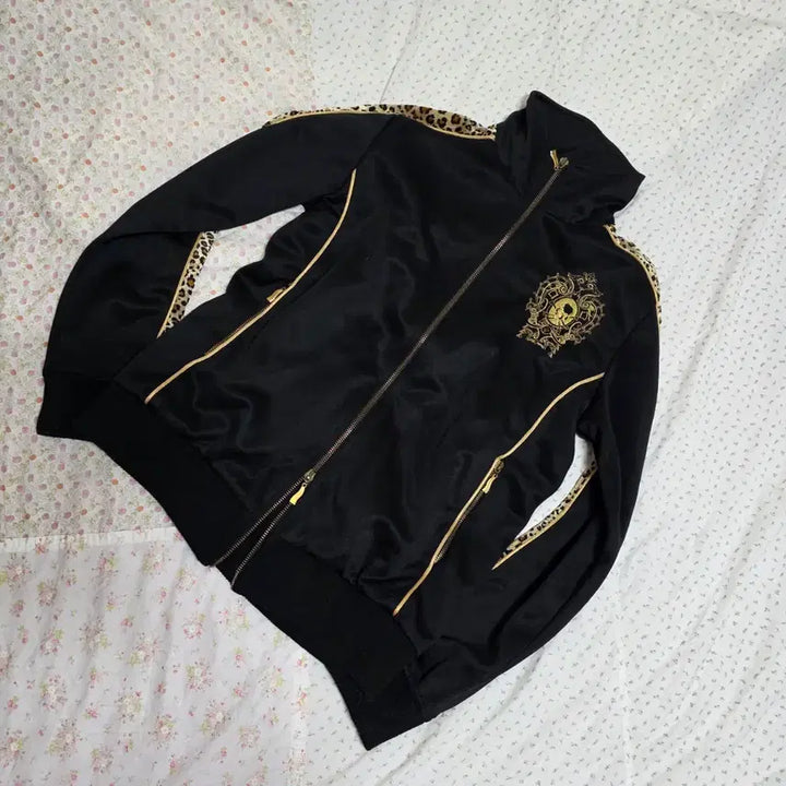 [SOLD OUT] 빈티지 호피 벨벳 투웨이 져지 펑크 y2k 오네갸루