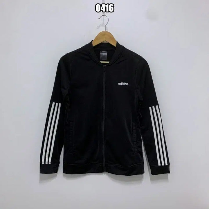 [BUNJANG] Adidas Spell-Out Half-Side Blouson Jersey Jacket / M 아디다스 스펠아웃 하프사이드 블루종 져지 자켓