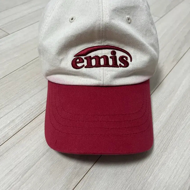 [SOLD OUT] emis 에미스 볼캡 화이트/네이비/레드