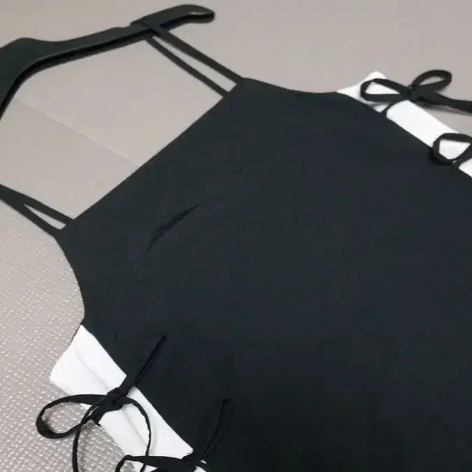 [BUNJANG] Layered Cami Dress - Black / 레이어드 나시 원피스 블랙 새상품