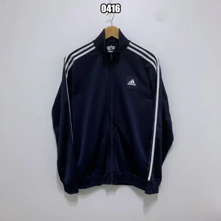 [BUNJANG] Adidas Navy Three-Stripe Track Jacket / XL 아디다스 네이비 컬러 삼선 트랙 자켓