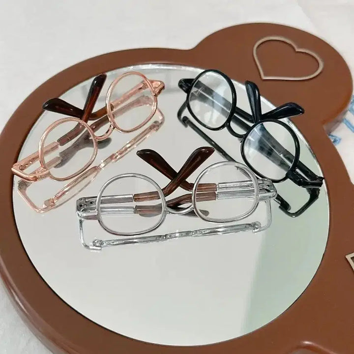 [BUNJANG] 10cm Doll Clothes Glasses (Thin Frame/Horn-Rimmed) / 10cm 인형옷 안경 은테, 검은테, 뿔테 양도