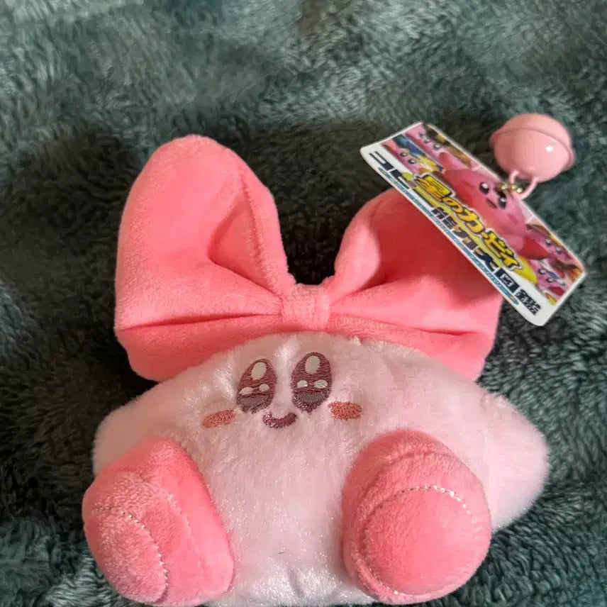 [BUNJANG] Kirby &amp; Waddle Dee Ribbon Keyring Bundle / 커비 웨이들디 왕리본 인형 키링 2종 다드림 택있는새상품