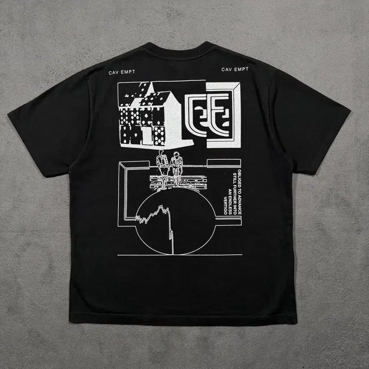 [SOLD OUT] Cav Empt 카브엠트 obligations 블랙 반팔