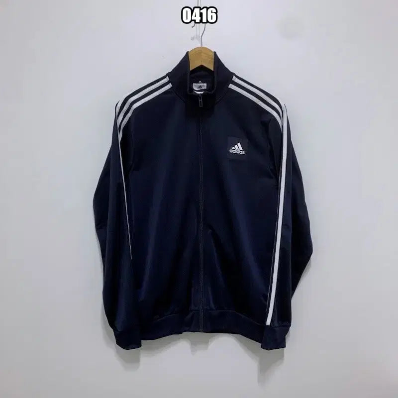 [BUNJANG] Adidas Navy Three-Stripe Track Jacket / XL 아디다스 네이비 컬러 삼선 트랙 자켓