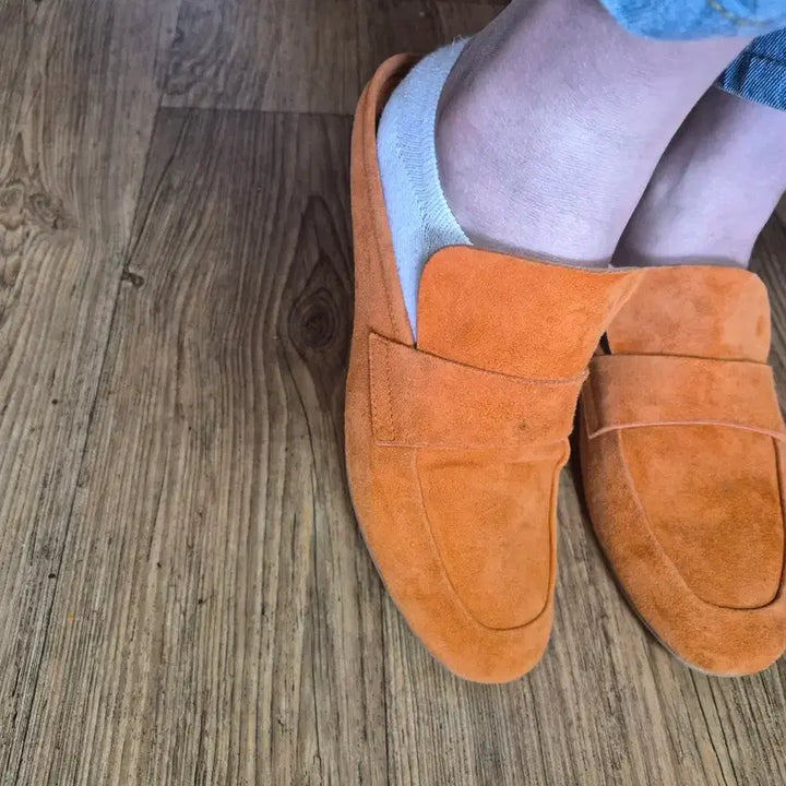 [BUNJANG] Suecomma Bonnie Suede Mules (Orange) / 슈콤마보니 뮬240 245