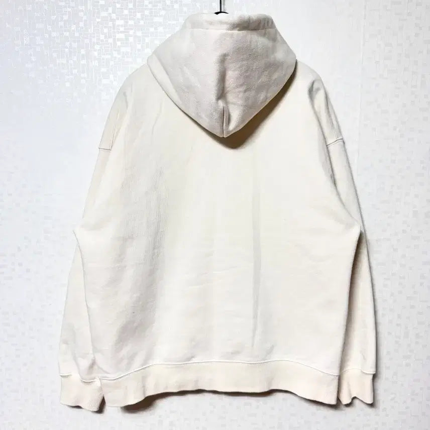 [BUNJANG] Lee Big Logo Hoodie Ivory / [M,95]Lee 빅로고 후드티 아이보리 오버핏