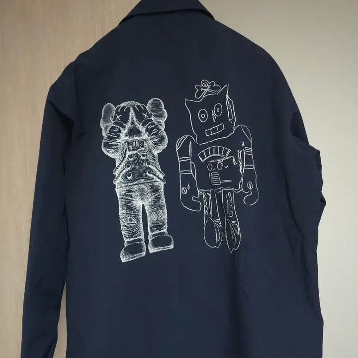 [BUNJANG] Uniqlo x KAWS &amp; Warhol Collaboration Coach Jacket / 유니클로 x 카우스 앤드워홀 콜라보 코치자켓