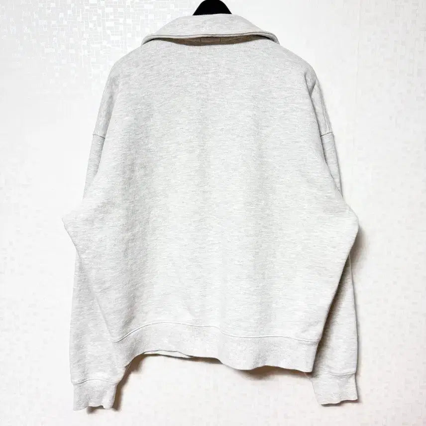 [BUNJANG] Lee Small Logo Half-Zip Sweatshirt / [S,90]Lee 스몰로고 반집업 맨투맨 오버핏