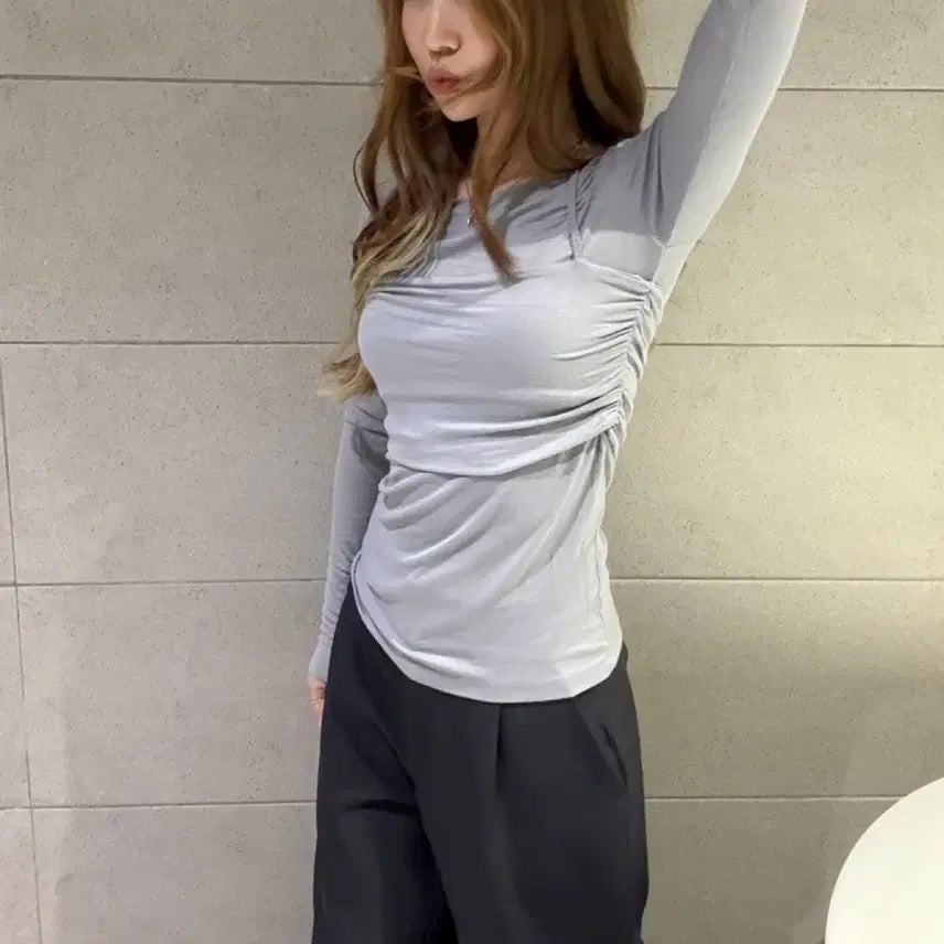 [BUNJANG] Ablie Layered Halterneck Vest Set / 봄 레이어드 뷔스티에 세트 홀터넥 나시세트 홀터티 나시티세트 에이블리
