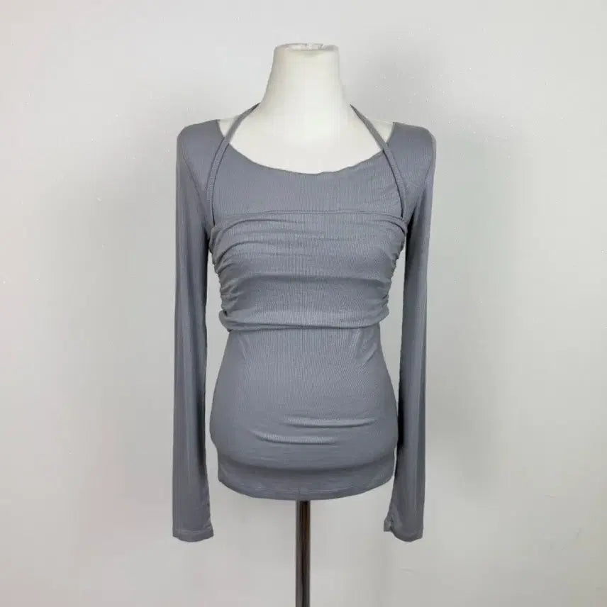 [BUNJANG] Ablie Layered Halterneck Vest Set / 봄 레이어드 뷔스티에 세트 홀터넥 나시세트 홀터티 나시티세트 에이블리